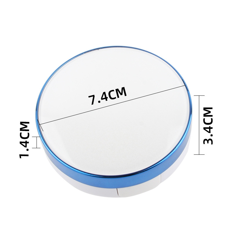 圆形气垫盒空盒包材 气垫遮瑕CC霜BB霜化妆品空盒子粉底液分装盒