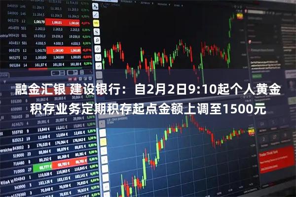 融金汇银 建设银行：自2月2日9:10起个人黄金积存业务定期积存起点金额上调至1500元
